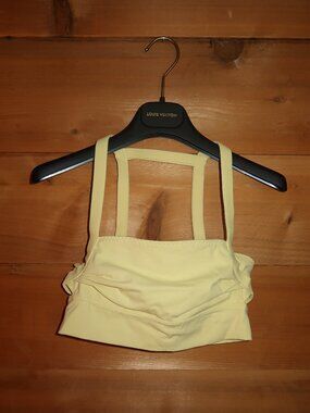 Free People Movement Butter Yellow Sports Bra